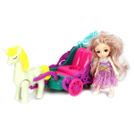 Карета с лошадью и куклой коробка 0817C-1