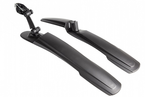 Крылья 26" быстросъёмные XGNB-090 пластиковые чёрные полуфэтбайк