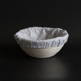 Круглая корзинка для расстойки из ротанга S, 20 см, до 500г теста