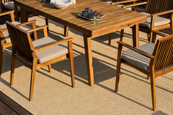 Обеденная группа из акации MONA XL