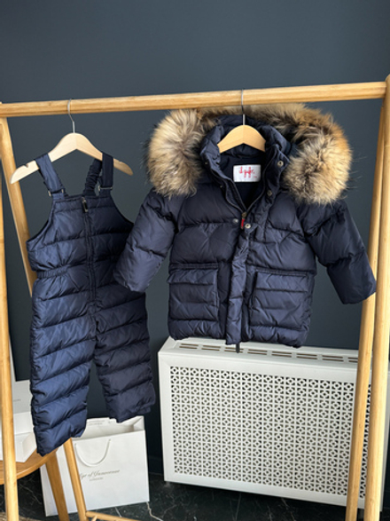 Пуховый комплект Il Gufo с шапкой, 92