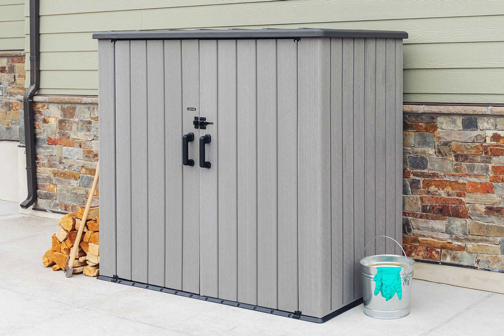 Ящик-шкаф уличный LifeTime WoodLook 3000 л