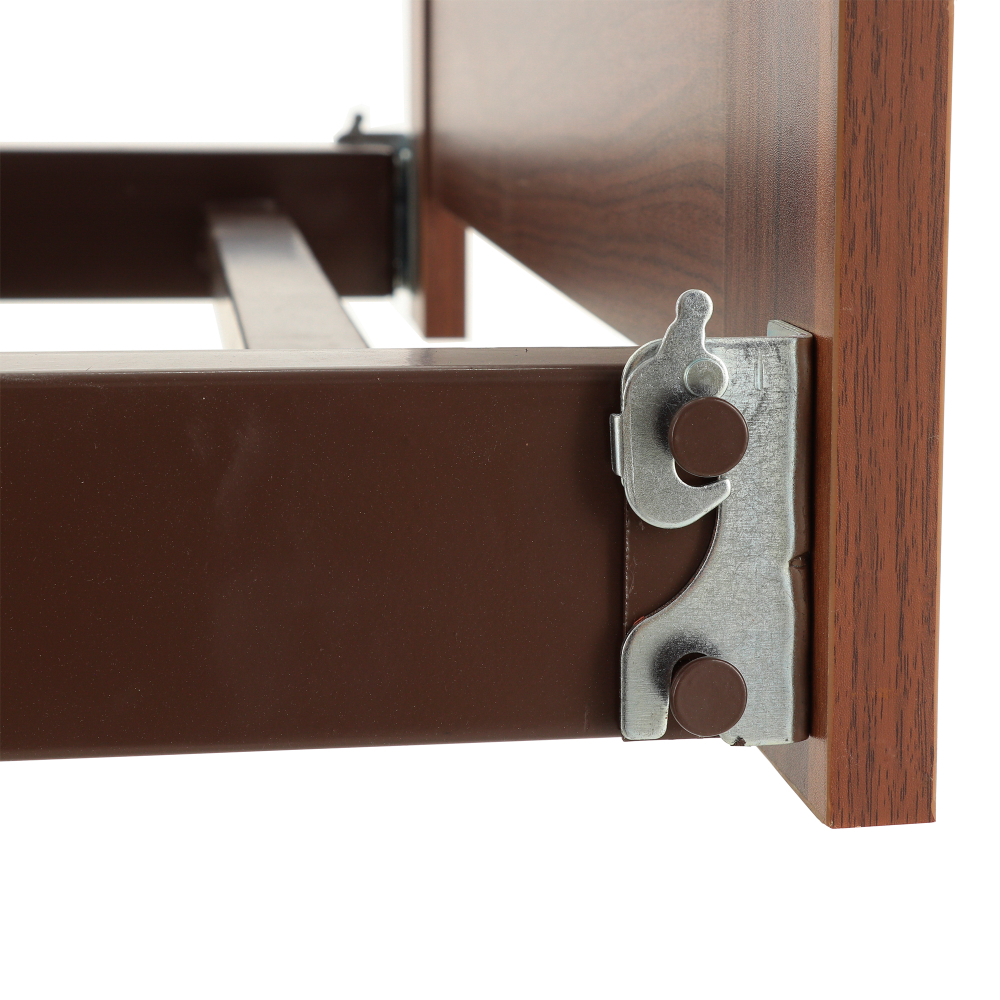 Кровать механическая Med-Mos E-49 (ЛДСП венге) с туалетным устройством и функцией «кардиокресло»