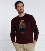 Хлопковый свитер POLO RALPH LAUREN - бордовый(710918804)
