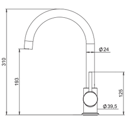 Смеситель для кухни LAPARET MINILIADA N3063302LPT