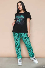 [m]Пижама х/б штаны+футболка УШФ001