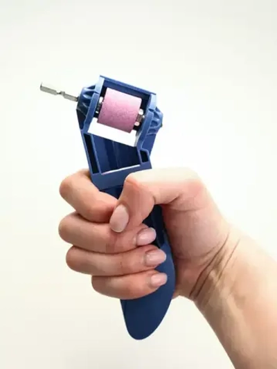 Точилка для сверл на шуруповерт, на дрель, универсальная, заточка для сверл, насадка на электроинструмент