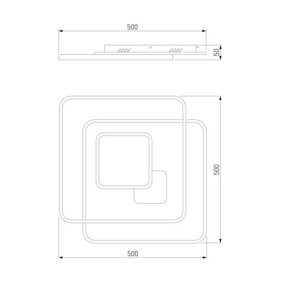90255/1 / потолочный светильник / белый