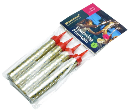 MF-003 Фонтаны в торт "CAKES FOUNTAIN" (30 секунд) (1 упаковка / 4 штуки)