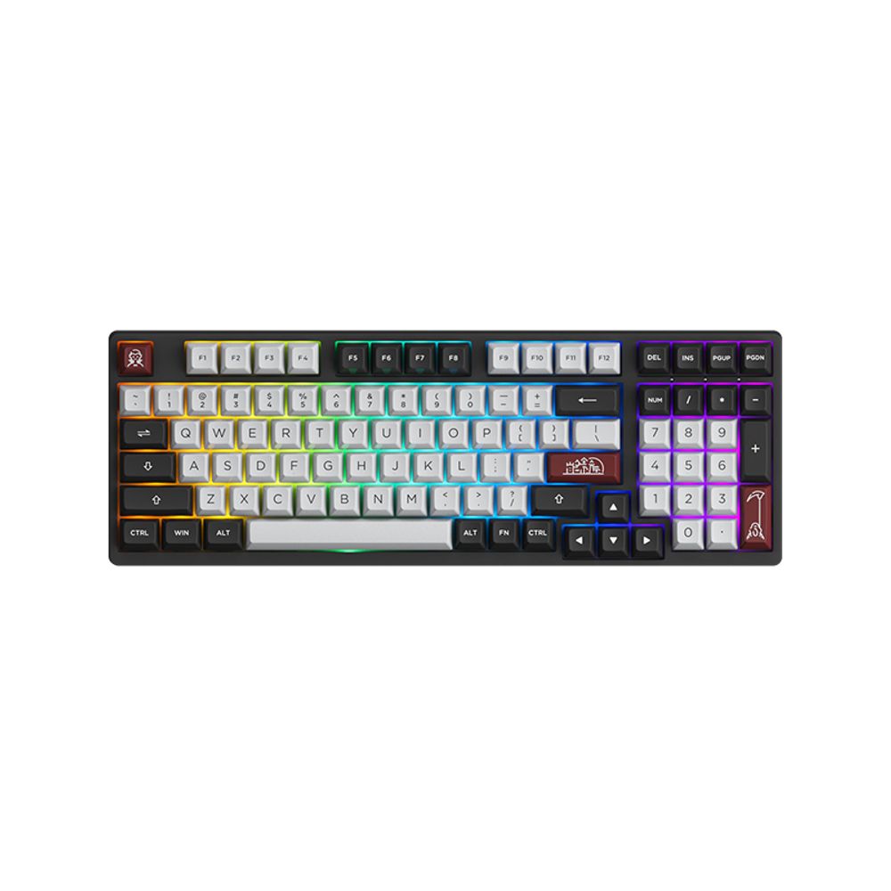 Игровая Клавиатура Akko 3098S Dracula Castle RGB ASA RGB Hot-Swap/CS Jelly Purple Switch