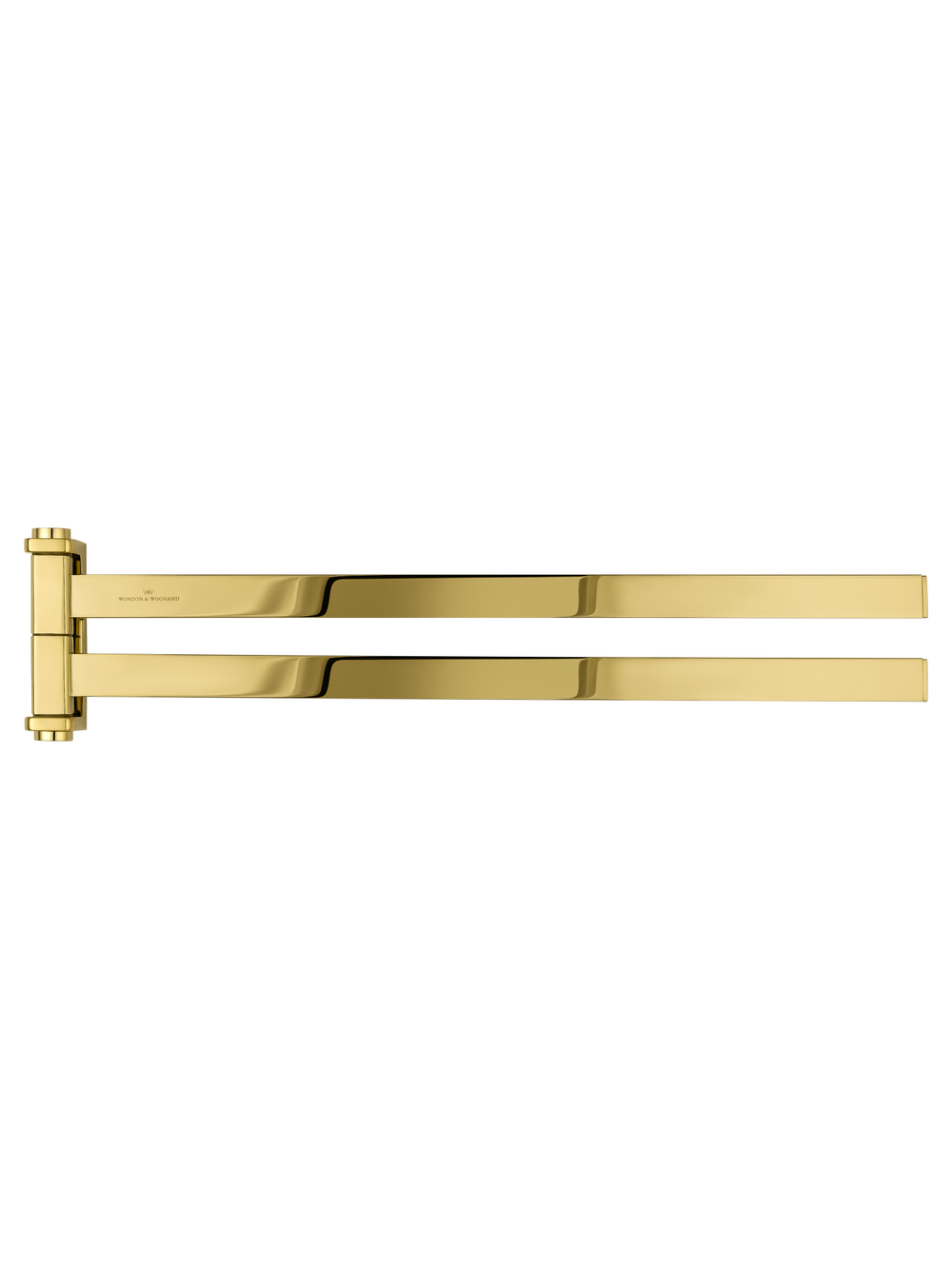 Полотенцедержатель поворотный WONZON & WOGHAND ECLIPSE, Глянцевое золото (WW-9131-LG)