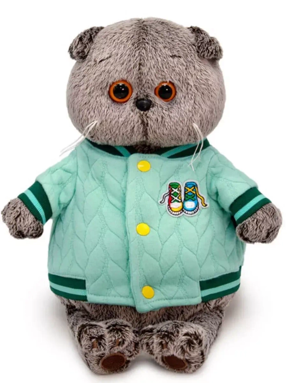 Мягкая игрушка Басик в бомбере 25 см Ks25-194