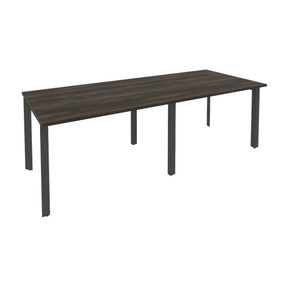 Onix Стол переговорный O.MP-PRG-2.2 Дуб Мали/Металл Антрацит 2360*980*750