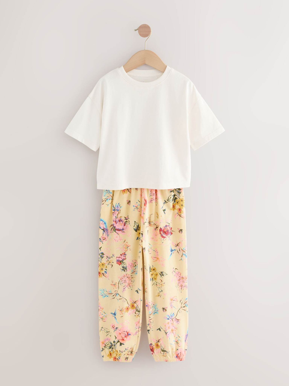 Пижама для девочки Next AC2-711, 3 шт., Розовый, Голубой, Бежевый