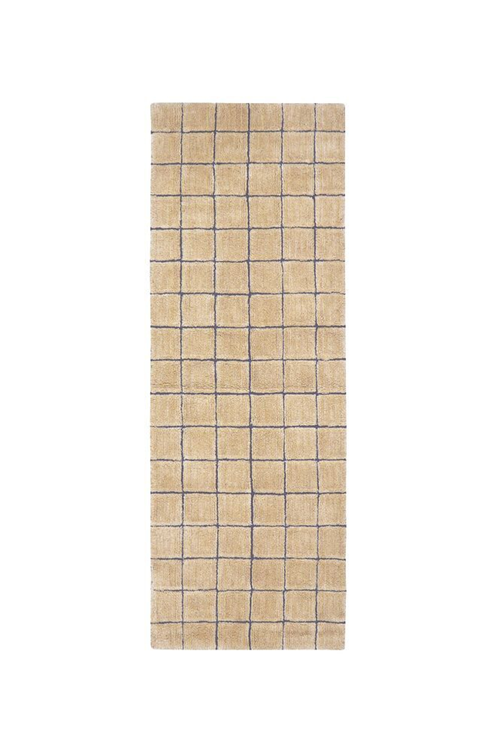 Шерстяной стираемый ковер Lorena Canals Mosaic Amber R (80 x 230 см)