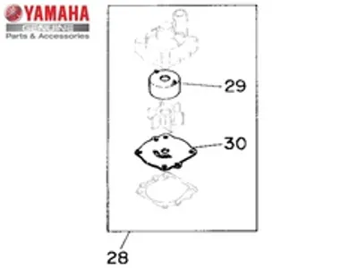 Ремкомплект помпы повышенной износостойкости Yamaha 61AW00782A00
