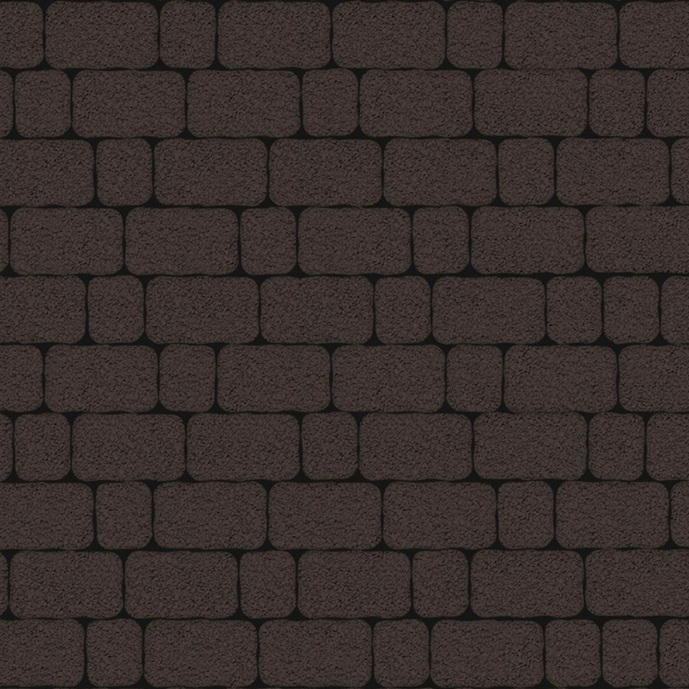 Тротуарная плитка Арена - Гранит Коричневый, комплект из 2 видов плит