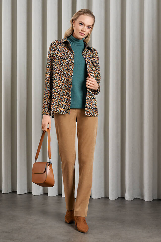 22904 Блузка женская (мультиколор)