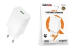Зарядное устройство Borofone BAS72A QC3.0 белый