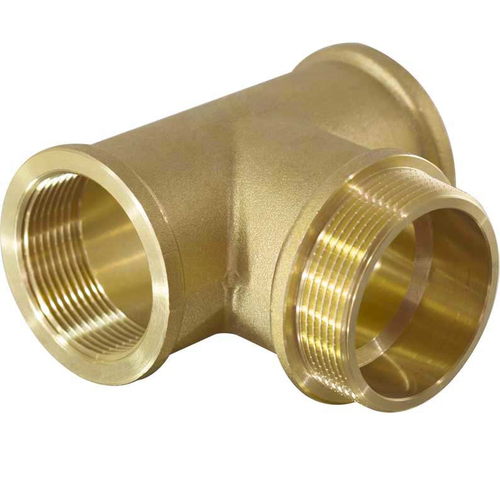 Тройник латун 3/4 Г. х 3/4 Ш. х 3/4 Г.  ViEiR  (80/5шт)