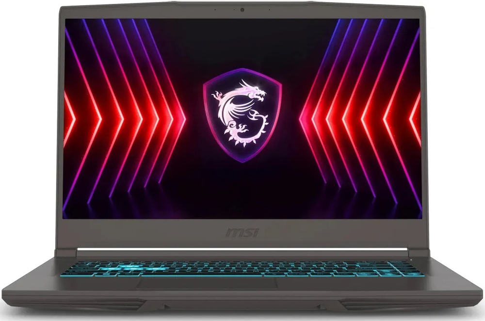Ноутбук  MSI Thin 15 B12UC-1628XRU 15.6 ", Core i7, 16 Гб RAM, 512 Гб SSD, GeForce RTX 3050, Серый