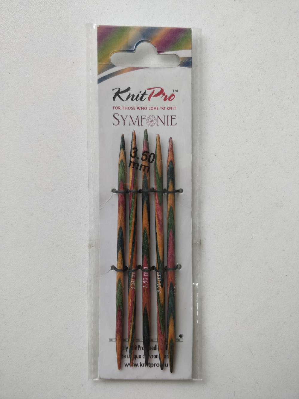 Knit Pro Symfonie чулочные спицы, размеры в ассортименте