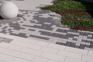 Комбинации раскладки тротуарной плитки