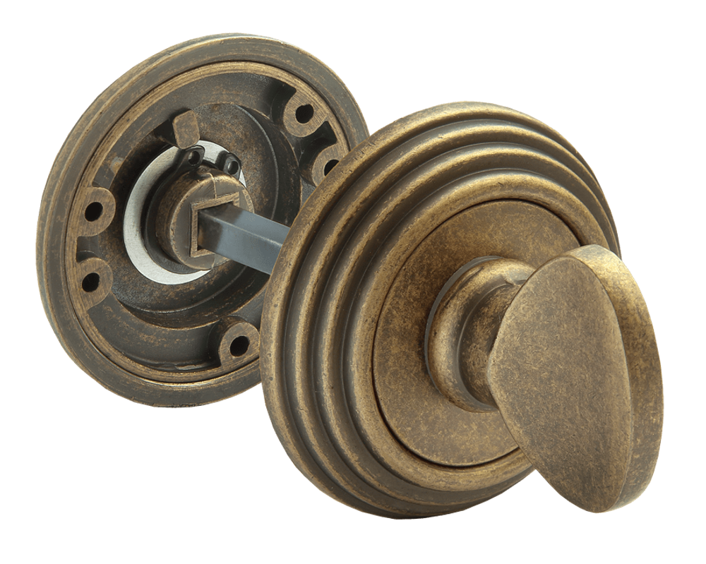 Завертка сантехническая Rucetti RAP-CLASSIC-L WC OMB Цвет - старая античная бронза