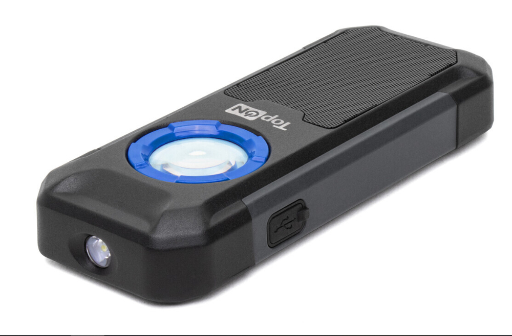 Аккумуляторный фонарь TopON TOP-MX055BT + Bluetooth колонка