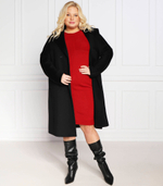 Хлопковое пальто tarina plus size Persona by Marina Rinaldi - черный(1014032)