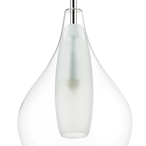 803031 Подвес PENTOLA 1х25W G9 ХРОМ/ПРОЗРАЧНЫЙ