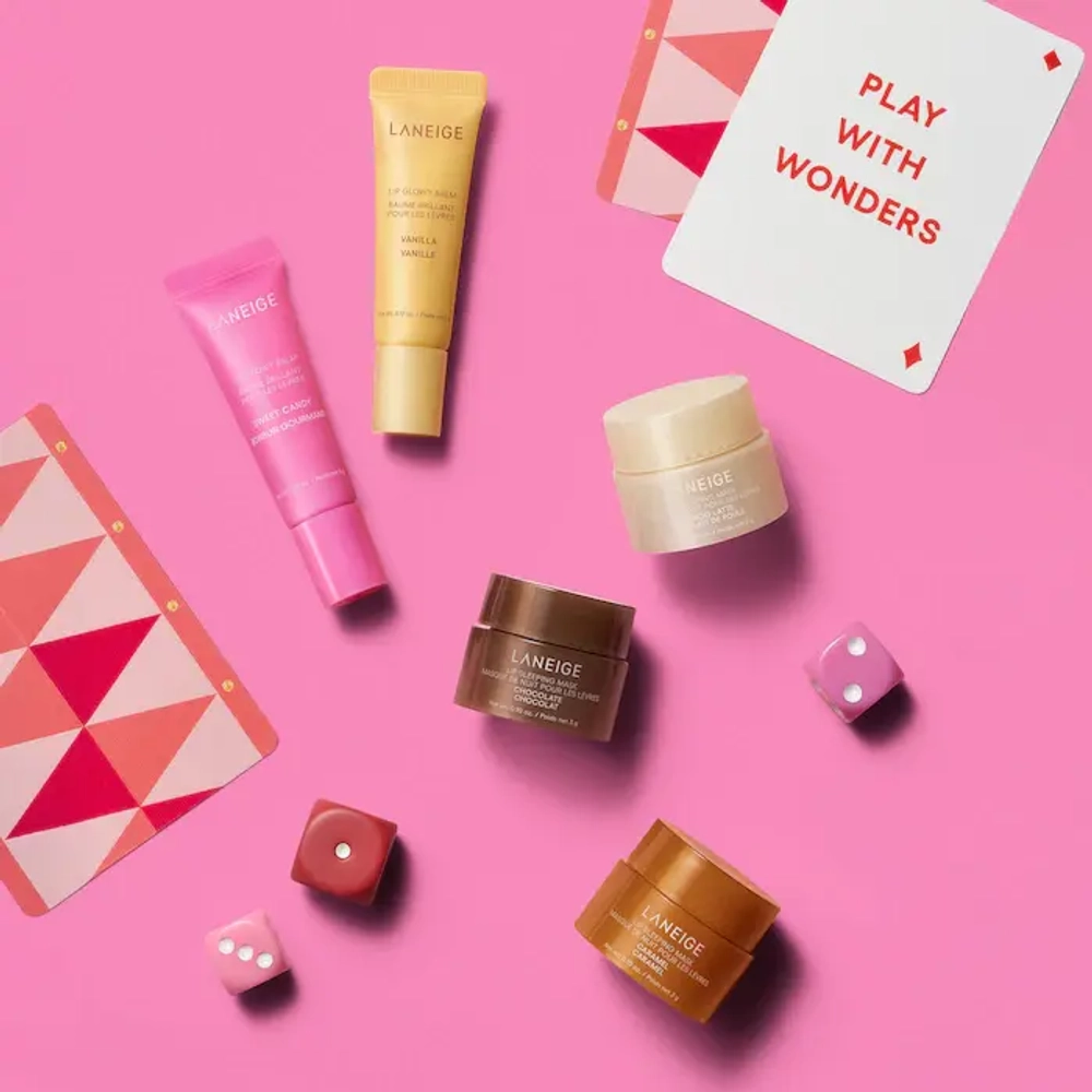 Laneige Midnight Minis Lip Glowy Balm and Lip Sleeping Mask Gift Set