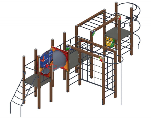 Спортивный комплекс (Граффити) СК 2.01.03-01