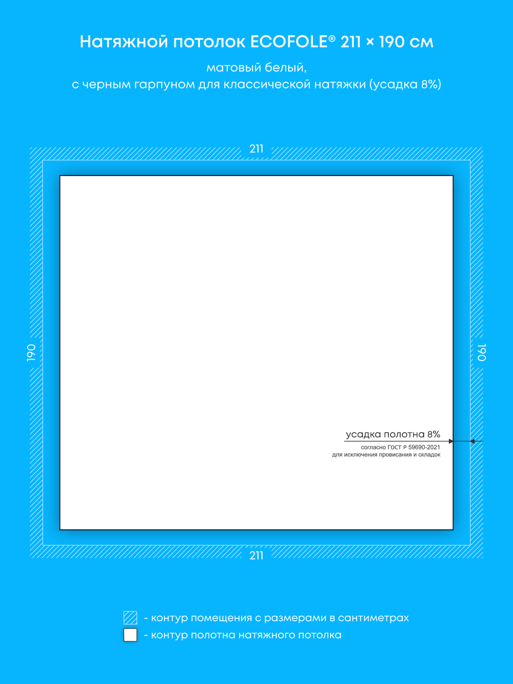 Натяжные потолки 4, 13.2, 10.4, 3.9, 4.4, 8.1 м2