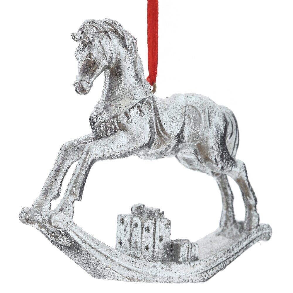 GAEM Фигурка декоративная подвесная "Лошадка-качалка", L10 W2,5 H8,5 см, 2в.