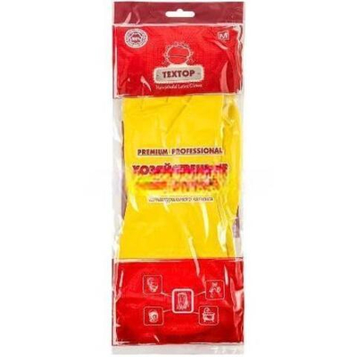 Перчатки резиновые прочные "Premium Pro Textop" M (1 пара) (1/120 шт.) Т220