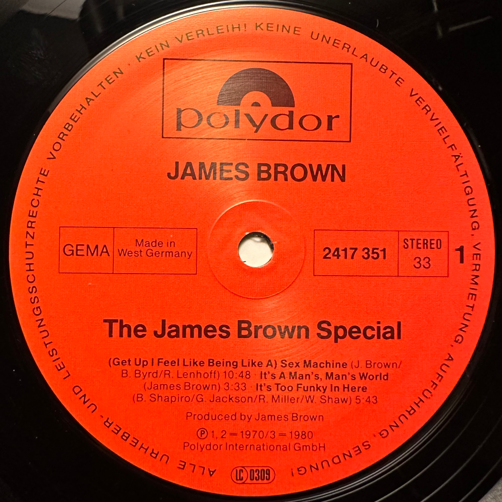 James Brown - The James Brown Special (Германия 1980г.)