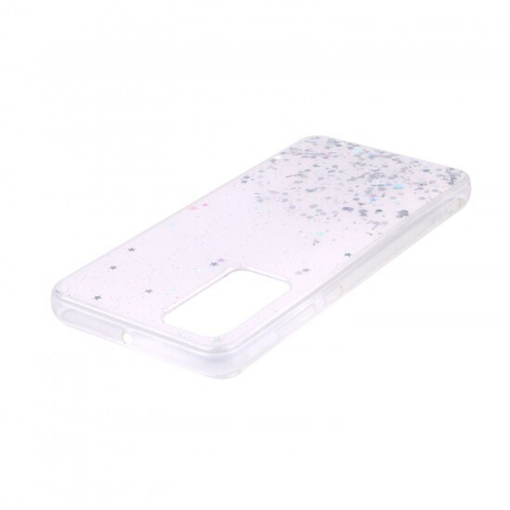 Чехол ТПУ с блестками для Huawei P40, 011057 Песочный