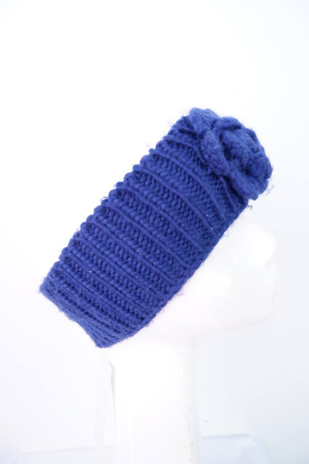 Повязка вязаная детская