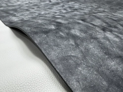 Ременная заготовка Аляска СКА12 ВИНТАЖ цв. Черный, толщ. 3,3-3,5 мм