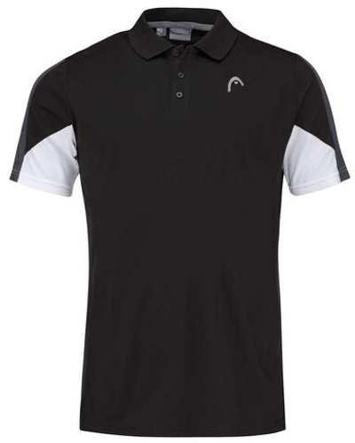 Мужское теннисное поло Head Club 22 Tech Polo Shirt M - black