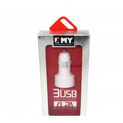 АЗУ универсальное 3USB 4.2A MY-117 EMY white