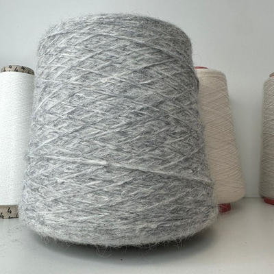 LIFE - ILARIA CALENZANO; 58% вспушенная альпака, 6% меринос, 36% п/а; 320м/100гр; шнурок; col. 000654, цвет: серый меланж; S507