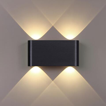 7191/4WL HIGHTECH ODL27 Настенный светильник черный браш./металл IP20 LED 4W 3000K 220V MAGNUM
