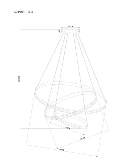 Подвесная люстра Arte Lamp