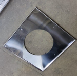 Экран с отверстием 150 мм. нерж. ECOFLUE