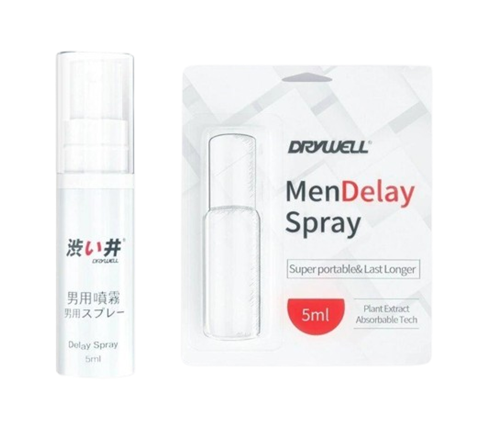 Пролонгатор DryWell Men Delay Spray - карманный, 5 мл