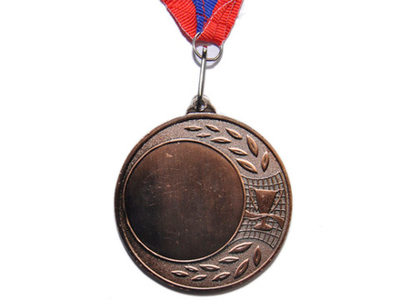 Медаль спортивная с лентой 3 место d - 6,5 см :1905-3