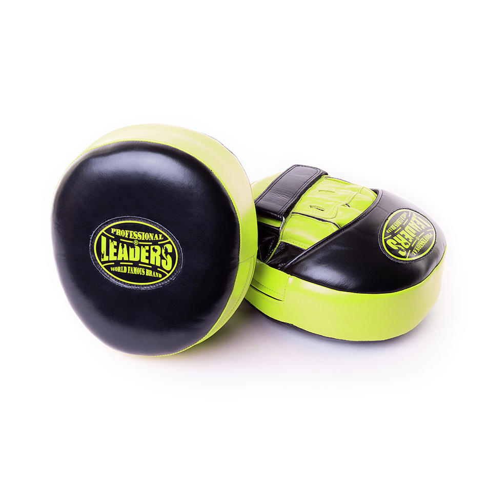 Лапы тренерские LEADERS Mid-Air черно-зеленые