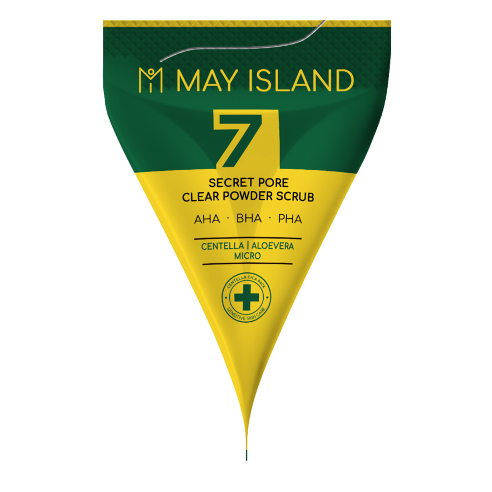 Скраб для глубокого очищения пор с центеллой May Island Secret Pore Clear Powder Scrub